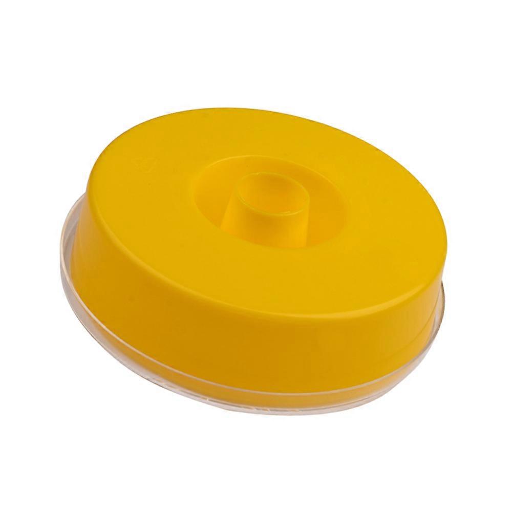 Beehive Bee Feeder Plastic Round Bee Feeding Bowl Beekeeping 20x20x5.5cm Feeding 2Pack
