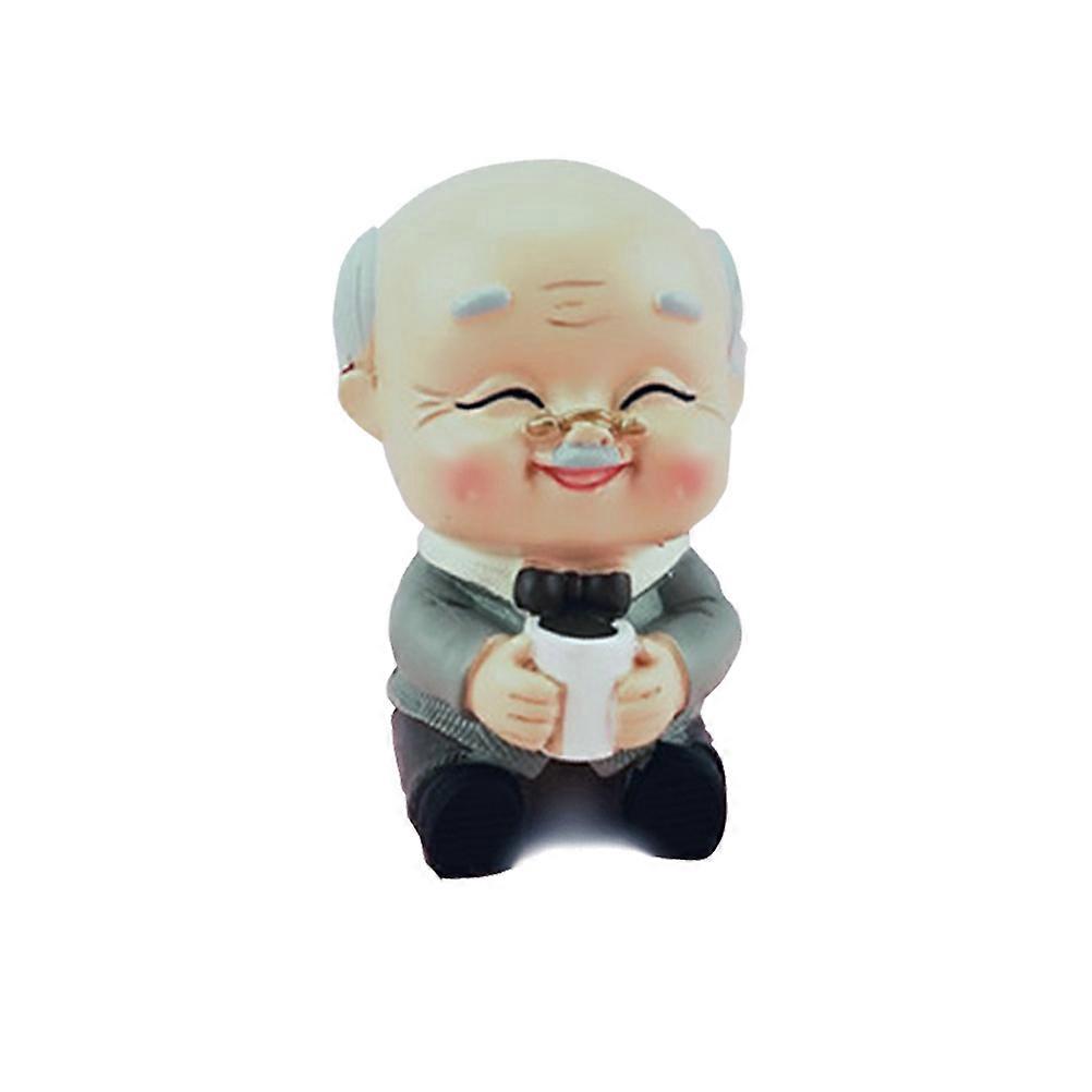 Grandma Grandpa Cake Accessory Use Cartoon Design Style Birthday Party Decorations 1Pack