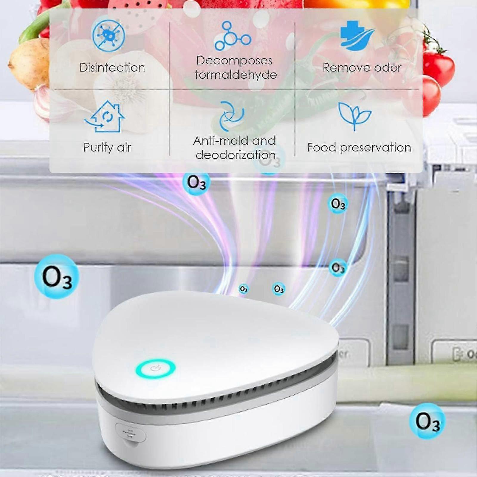 معطر الجو ، جهاز تنقية الأوزون الصغير ، مزيل الروائح الذكي ، جهاز تنقية الهواء Mini Genie للمنزل ، السيارة ، الثلاجة ، خزانة الأحذية