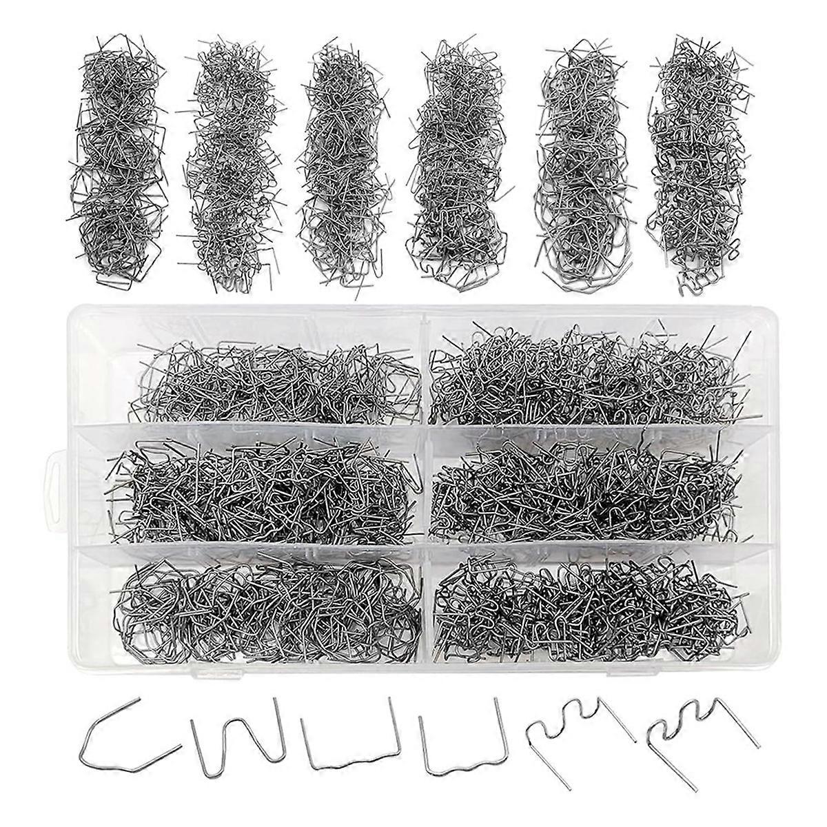 1200 Plastic Welder Staples 6 Types Hot and Wave Staples