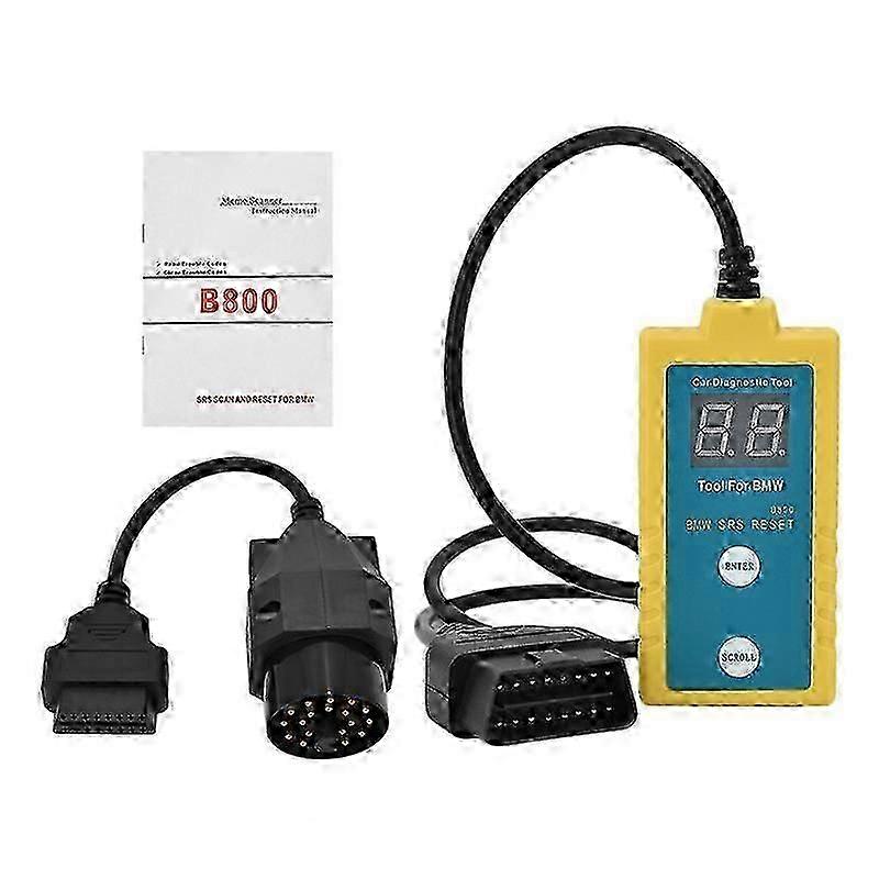 E36, E46, E34, E38, E39, Z3, Z4, X5 Srs Airbag Scanner Reset Tool - Safety Seat Initialization Auto For Models 1994-2003