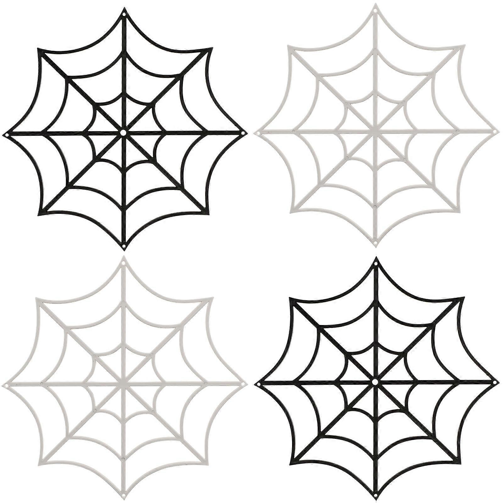 Shape Halloween Party Decorations Plastic White Prank Activity 12Pcs