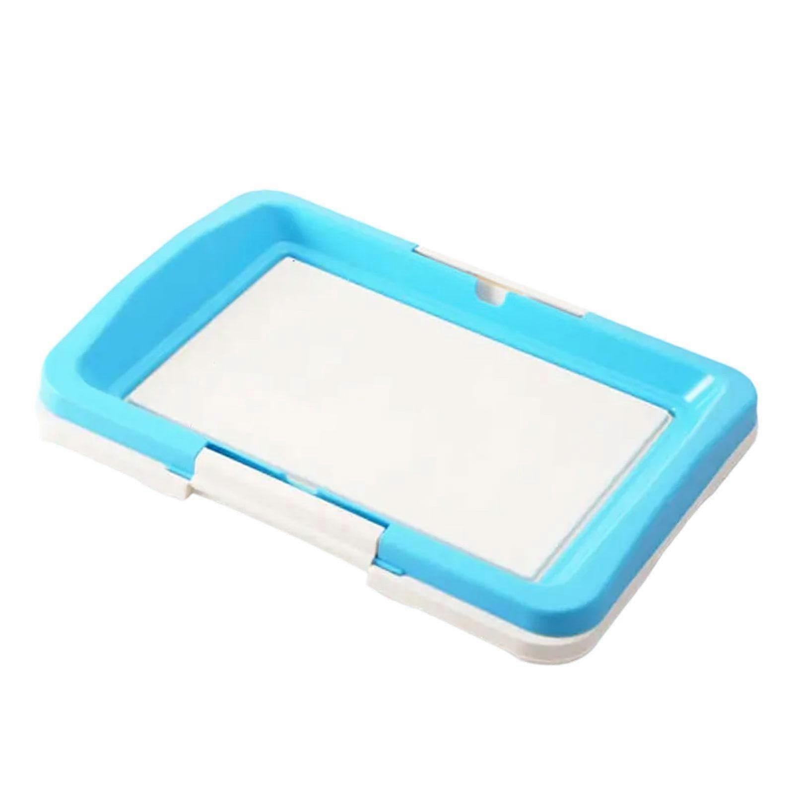 Portable Reusable Puppy Pee Pad Training Toilet for Dogs, Hamsters, Cats, Kittens, Blue, 63x49.5x41cm