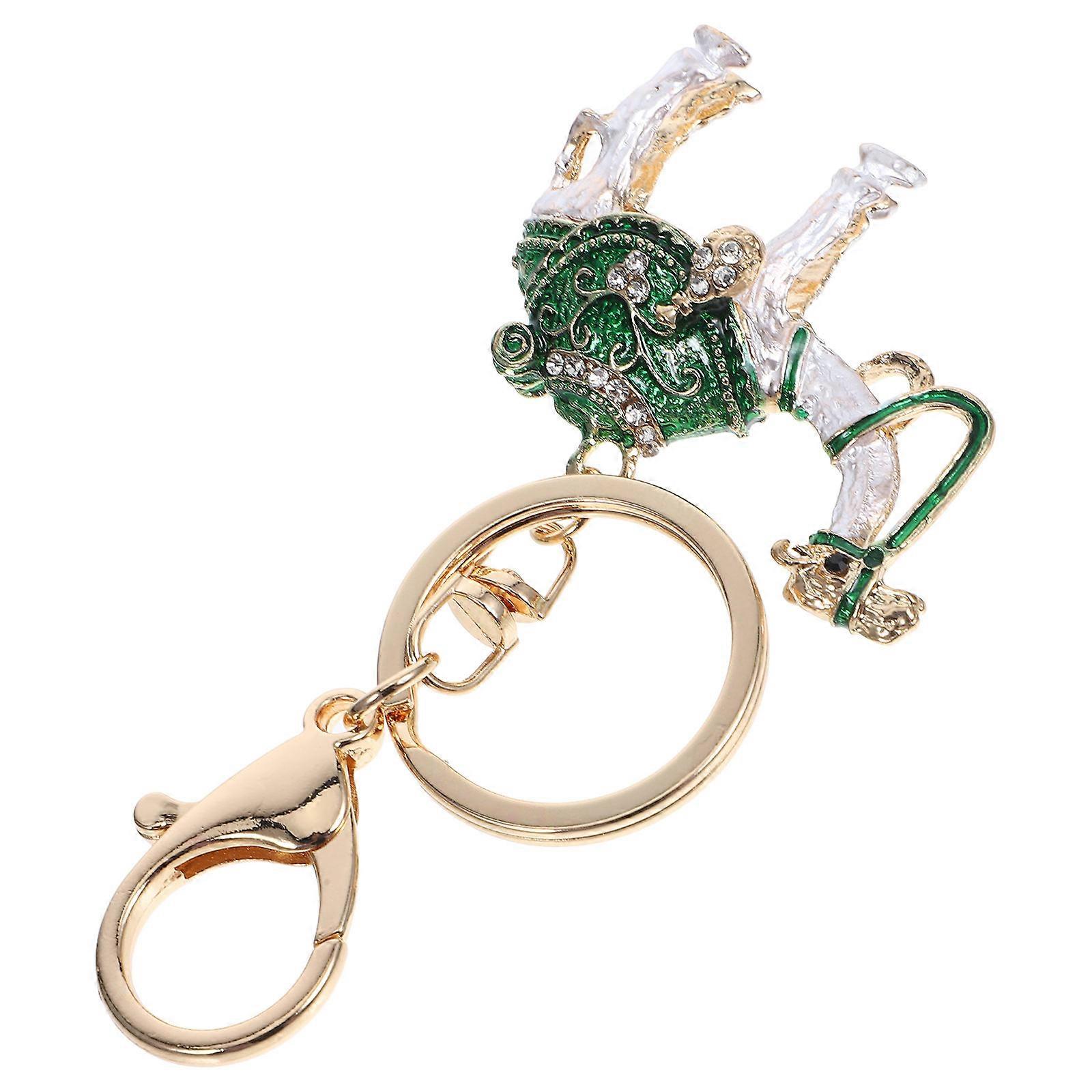 Camel Keychain with Rhinestone for Decor Stylish Hanging Ornament