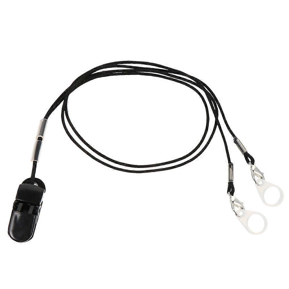 Adjustable Neck Strap Hearing Aid Strap Daily Use ABS Material Anti Lost 2Pcs