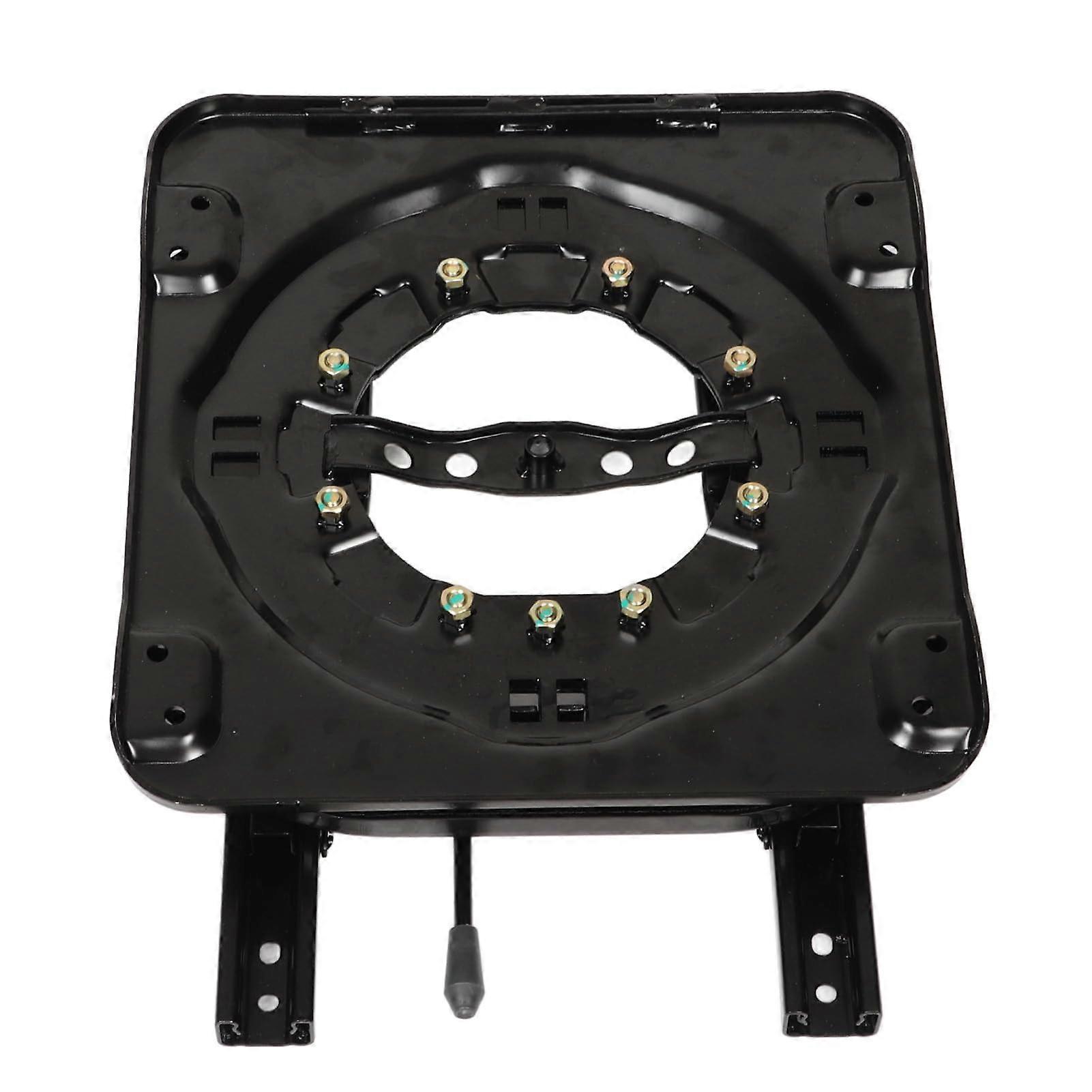 Heavy Duty Adjustable Swivel Seat Base with Slide Rail Mount for RV Chairs in Large Vehicles, Durable Steel Construction