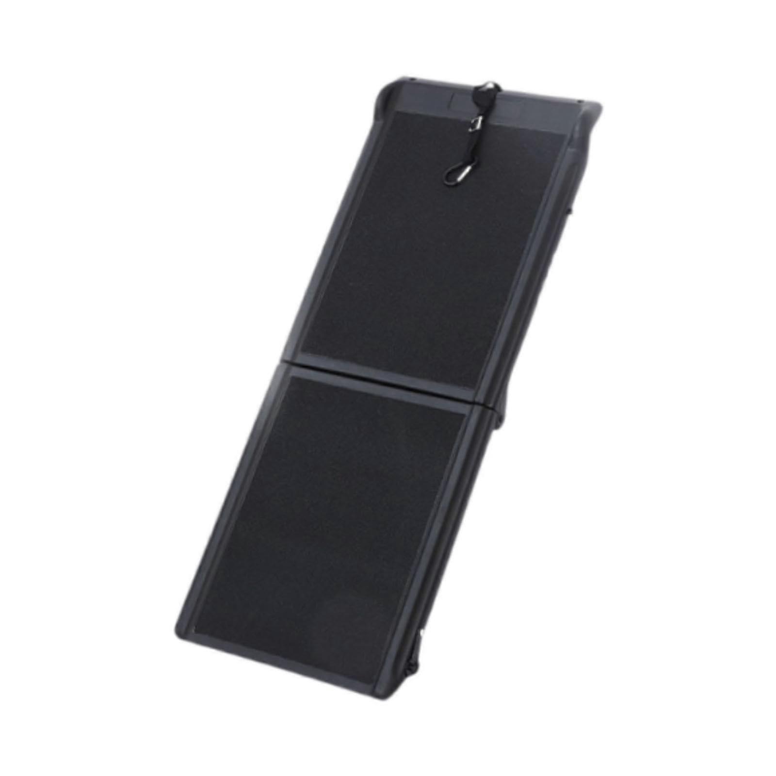 Rampe pliante pour animaux de compagnie, échelle pour animaux de compagnie, pliable pour chiens de taille moyenne à grande, escalier antidérapant pour chien, échelle d’escalade pour chien pour canapé de camion (noir)