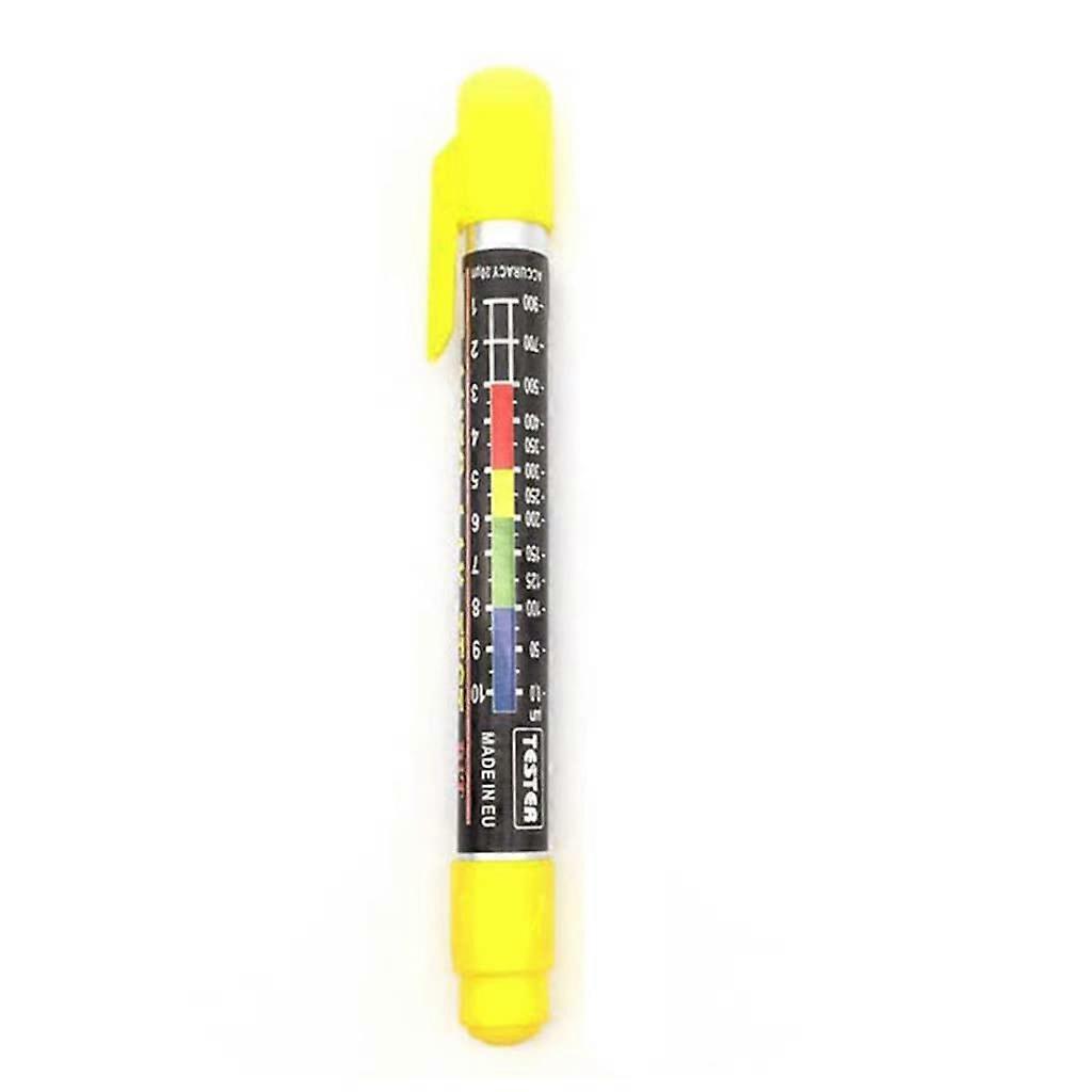 Portable Car Paint Coating Tester Accurate Thickness Gauge Crash Checker Professional Pen Type