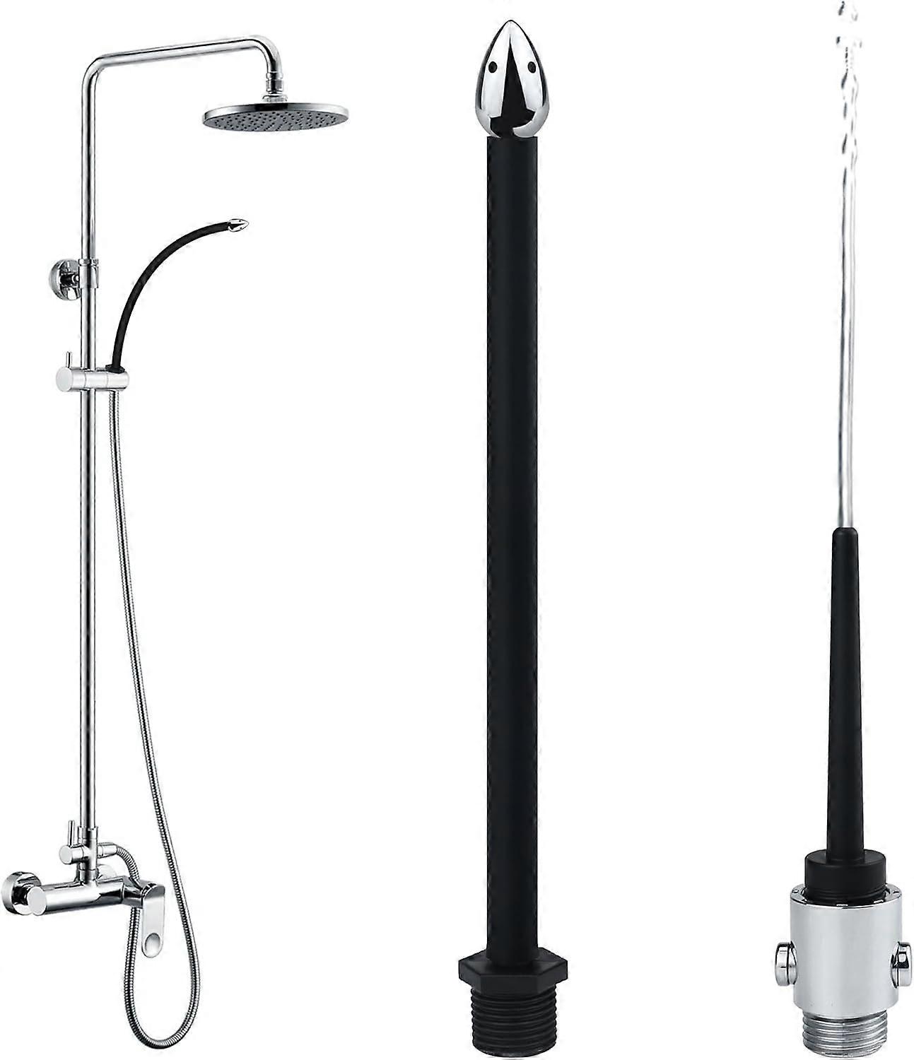 Shower Enema System with On/Off Switch, Shower Douche for Men