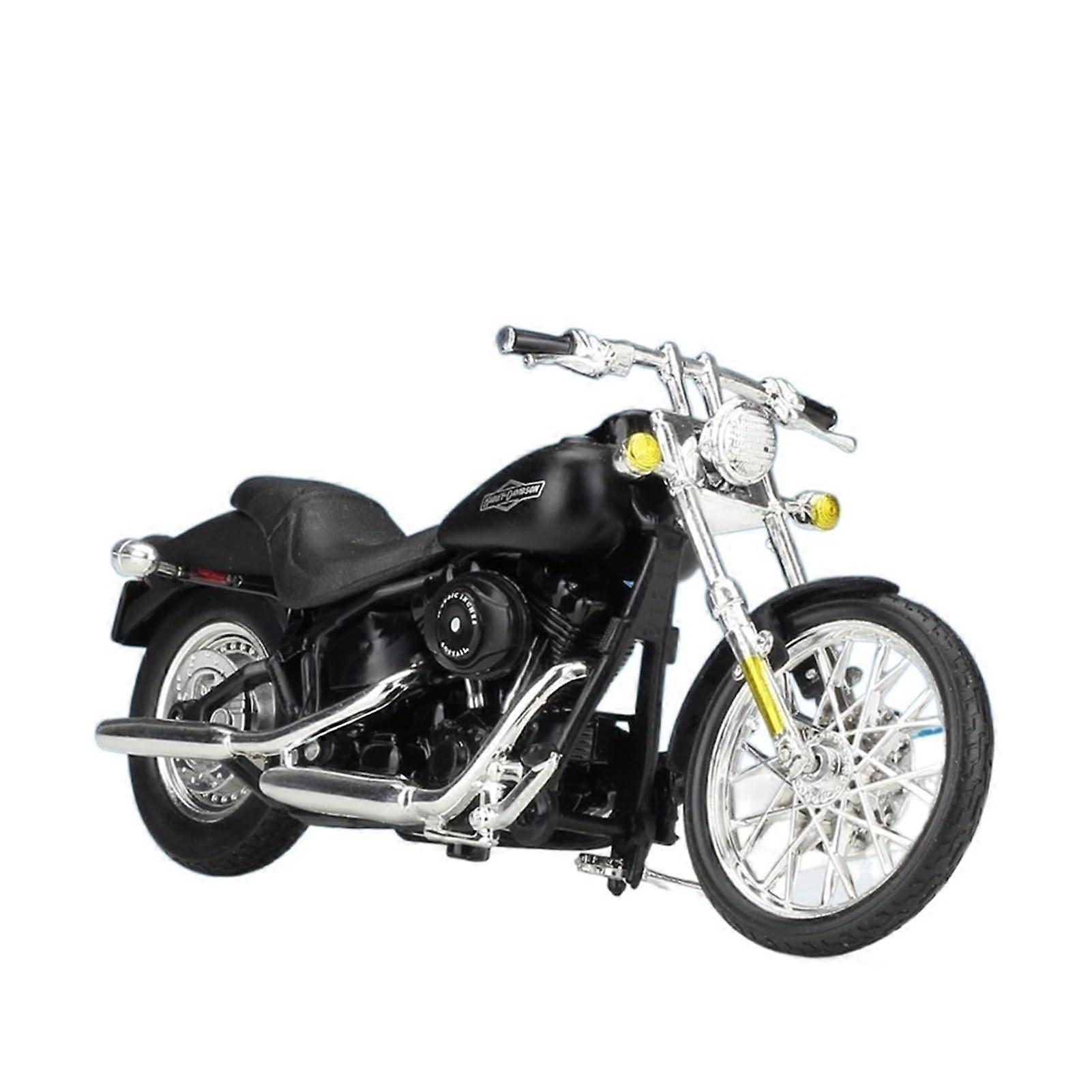 1:18 ハーレー 2008 FXSTB ナイトトレイン メタル自転車モデル ダイキャスト愛好家のためのコレクティブル