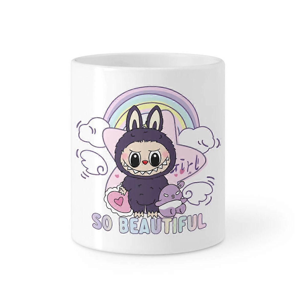 LABUBU So Beautiful Mug Cute Bunny in Galaxy Style