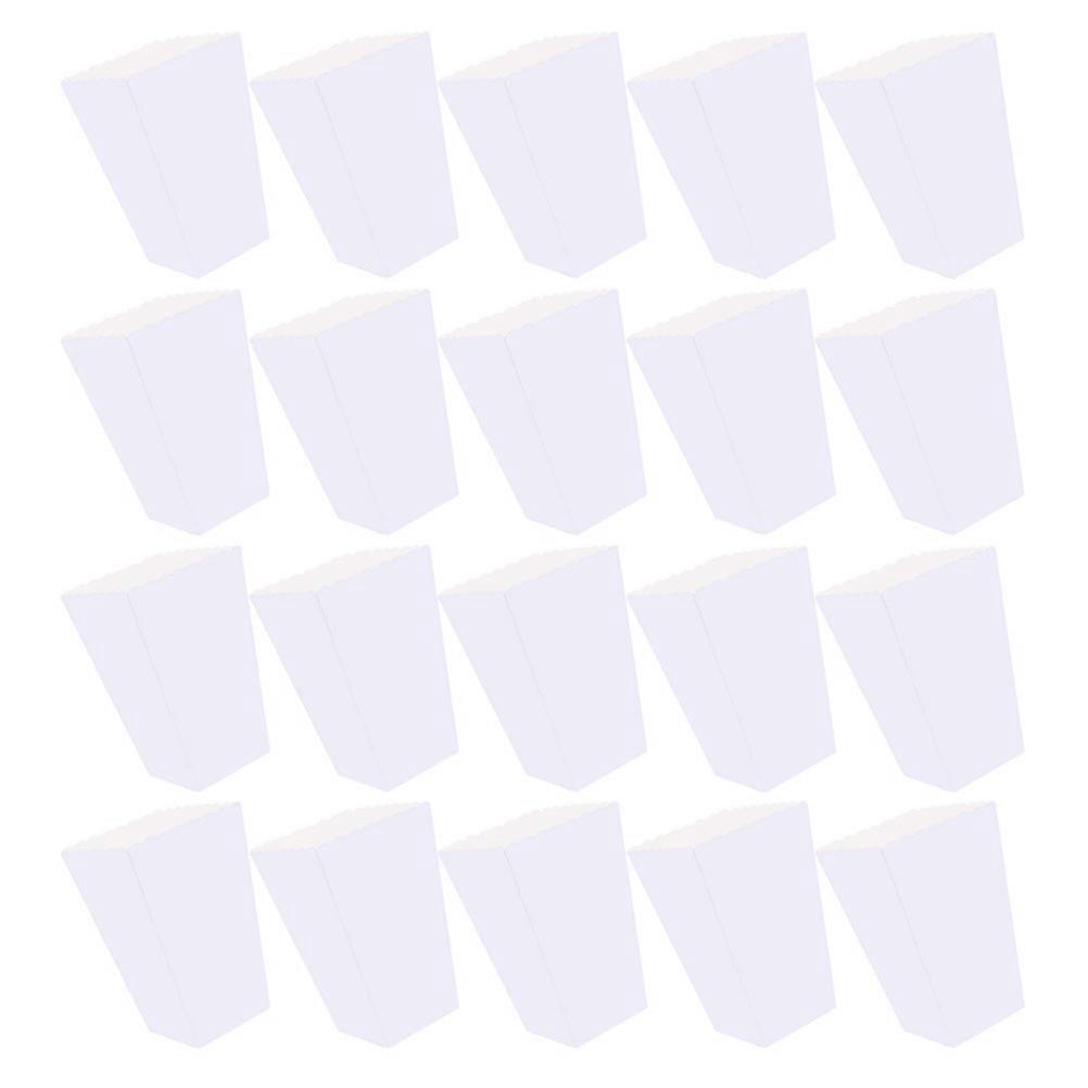 Popcorn Buckets Rectangular Paper Popcorn Containers Birthday Party Supplies 11.50X7.00X5.00CM Storage 60Pcs