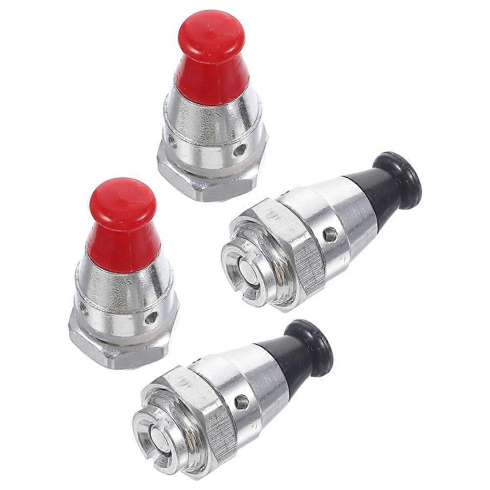 Assorted Color Pressure Cooker Relief Jigger Valve Replacement for Kitchen Aluminium Alloy 4 Pcs