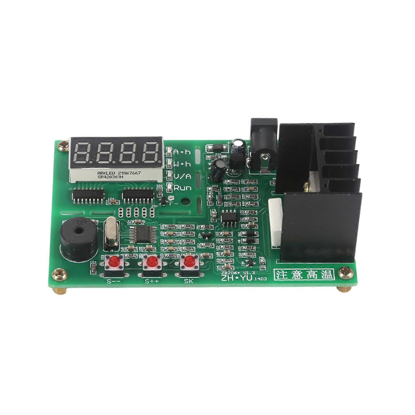 ZbB206+v1.3 18650 Lithium Battery Capacity Tester Detector with Data Auto Save DC12V Battery Capacity Testing Instrument Multicolor