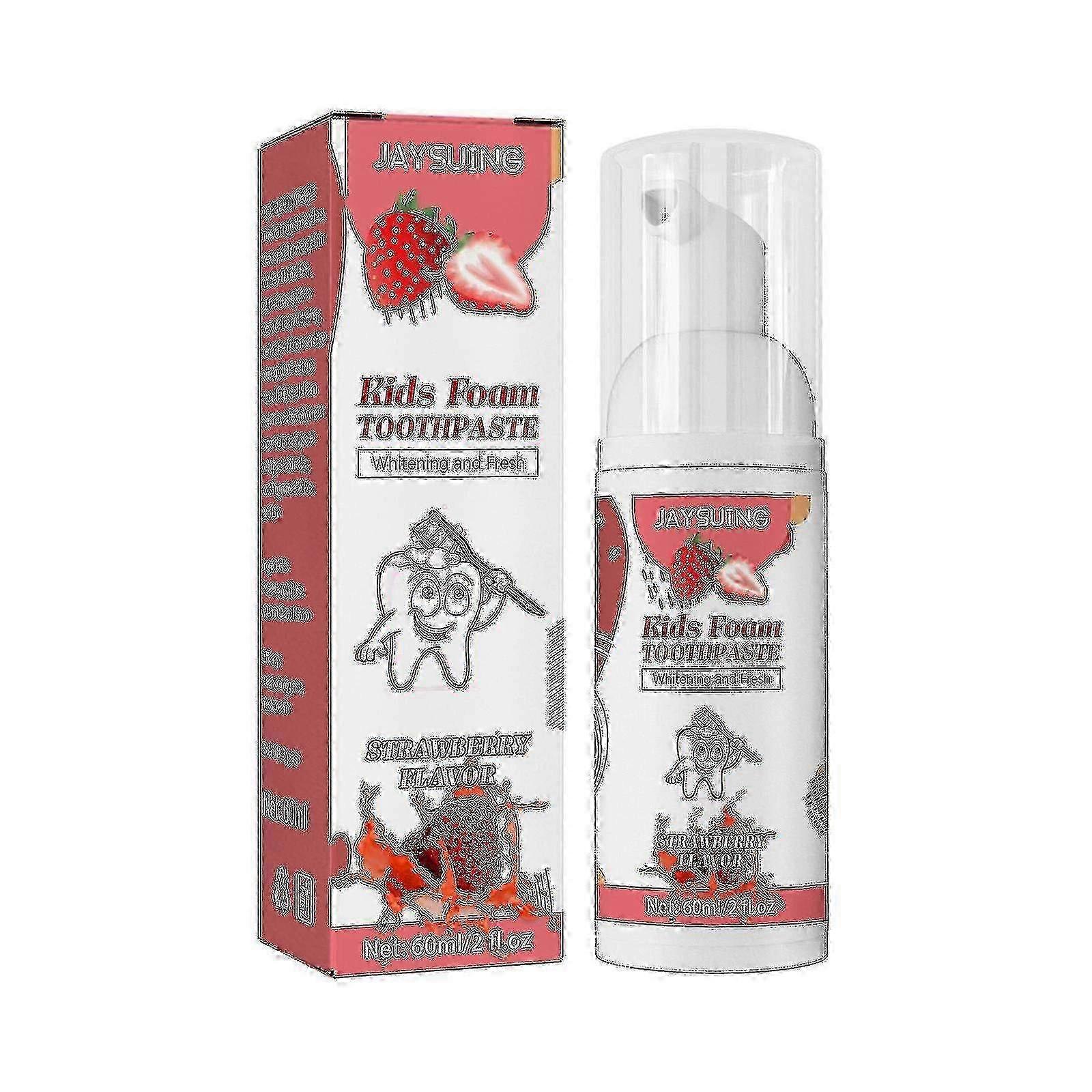 Jaysuing Kids Foam Toothpaste Strawberry