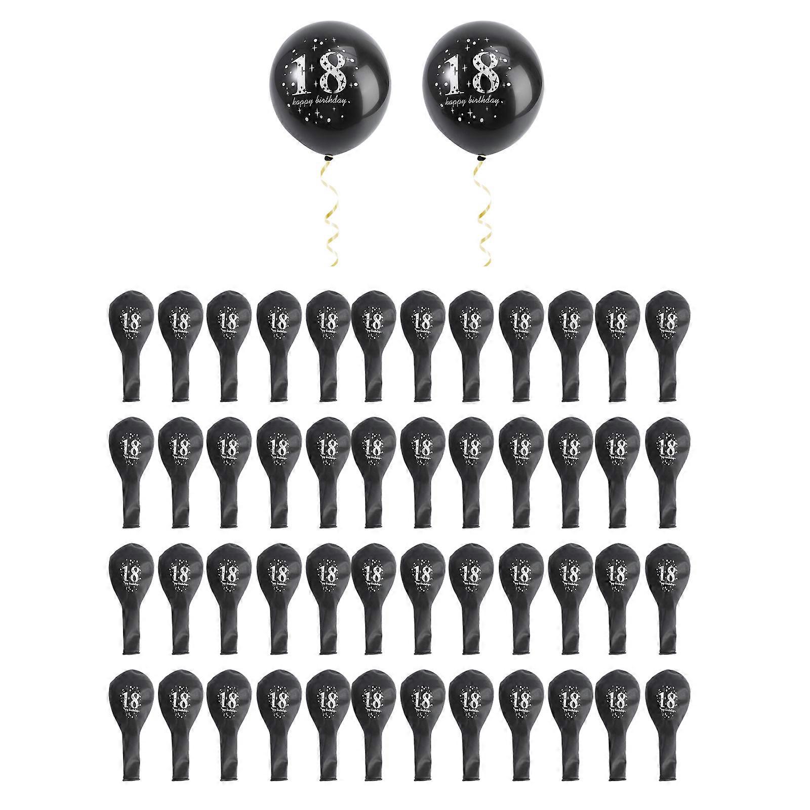 Black Latex Balloons for Party Decoration Add Festive Atmosphere to Birthday Parties 12 Inches