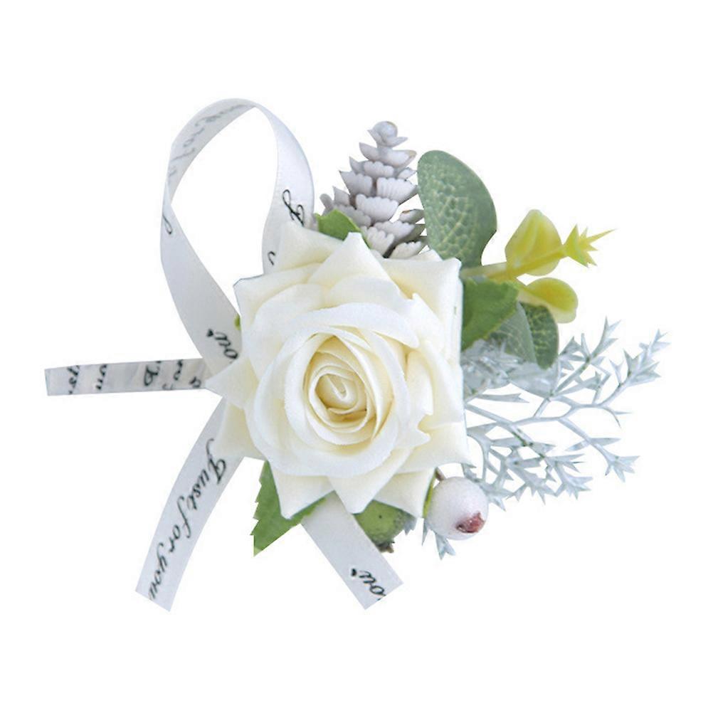 Lint Free Simulation Flower Brooch Elegant Chinese Style Rose Wrist Corsage for Weddings, Bridesmaids, Parties & Special Occasions Beautiful