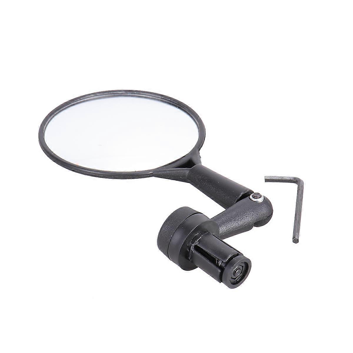 Cycle Mirror Rear View Adjustable Durable Large Lens Scratch Resistant 2Pcs