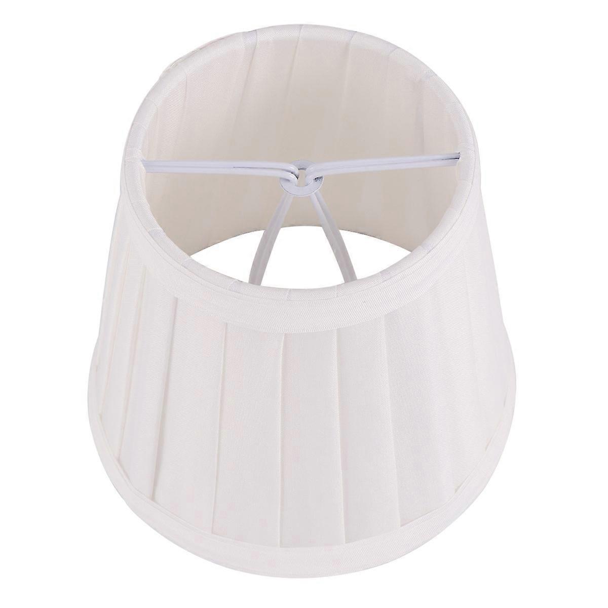 White Cloth Lampshade for Decoration Safe Durable Foldable Modern Home Lamp Shade 1pc