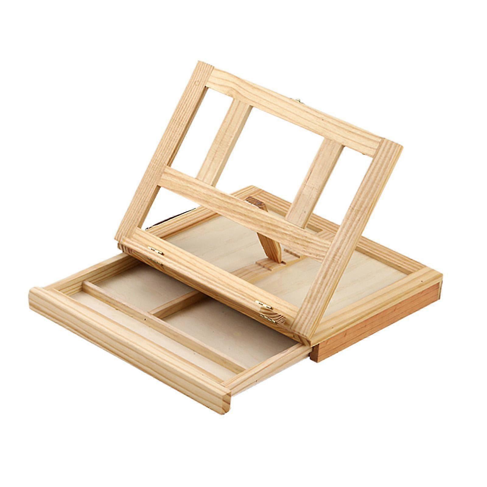 2025 Drawing Board with Drawer Table Easel for Oil Painting Paint Lover Beginners