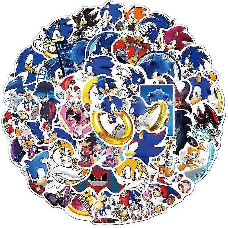 Sonic Stickers - 50 Pieces Sonic Stickers