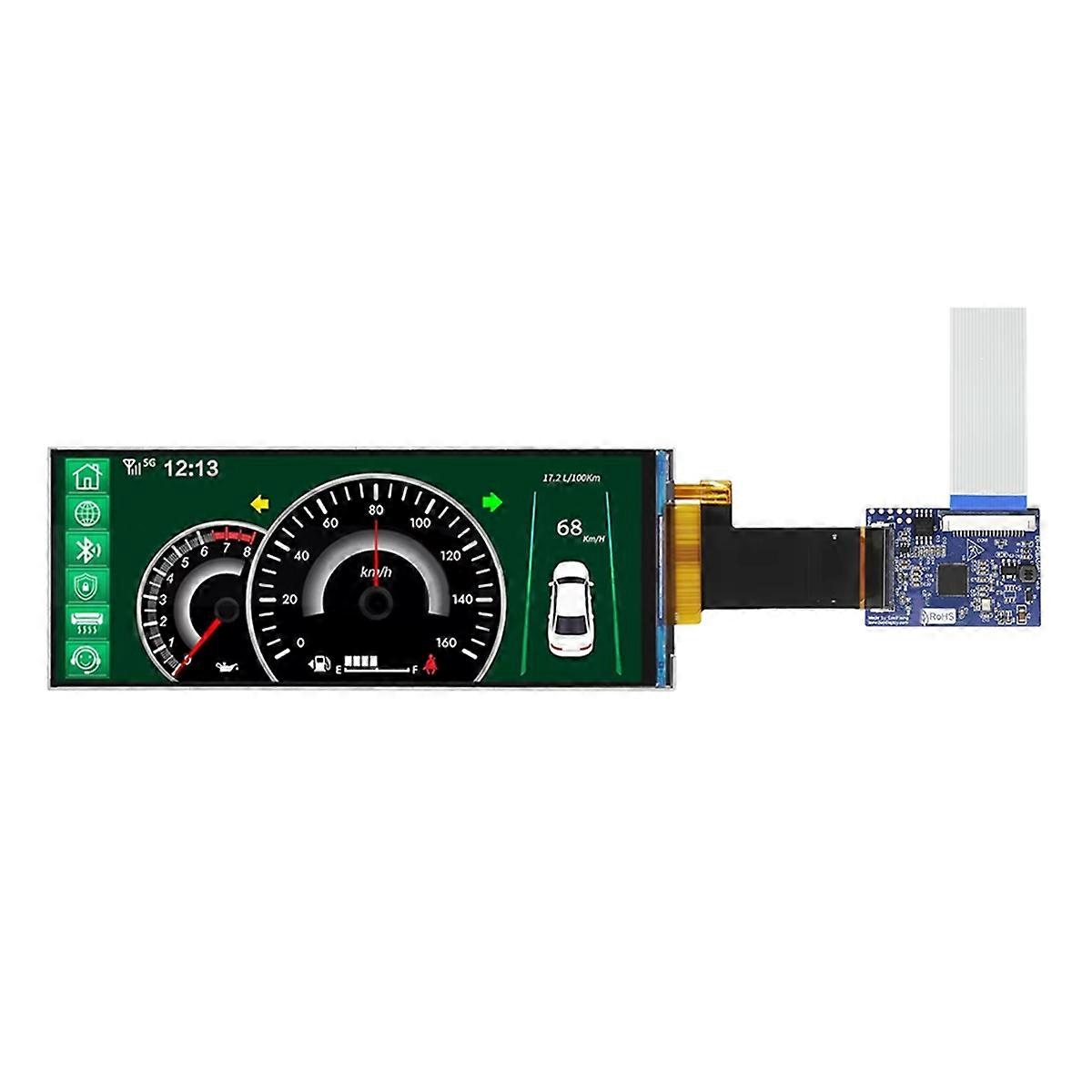 IPS Full Viewing Angle TFT LCD Display Module Bar Type 6.2 Inch 360x960 IPS TFT LCD Display SPI+RGB Interface,B