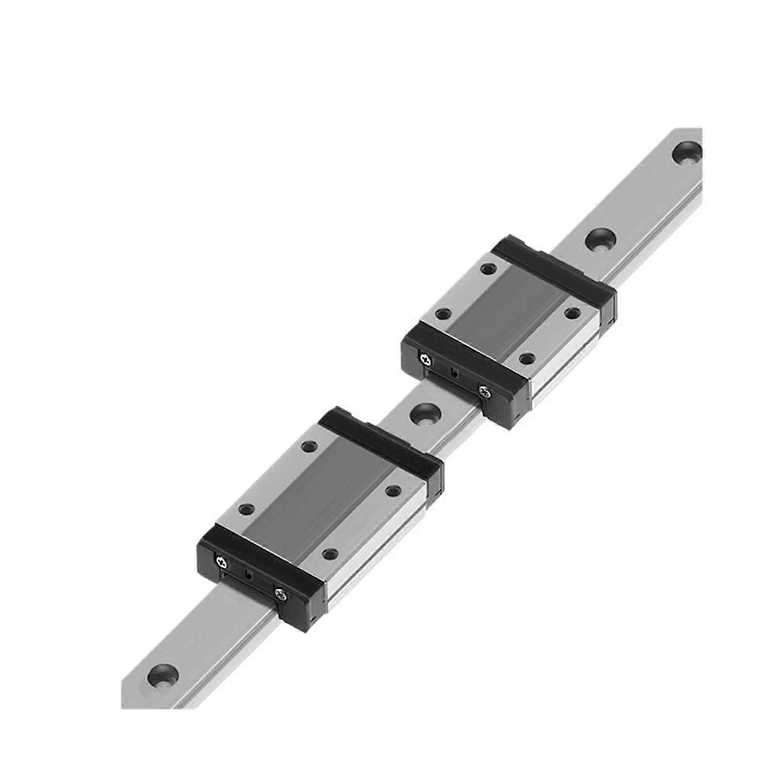 MGN15 L Linear Rail Slide 100-500 Mm, 1 Piece, Black, MGN Linear Guide, MGN15C Compatible