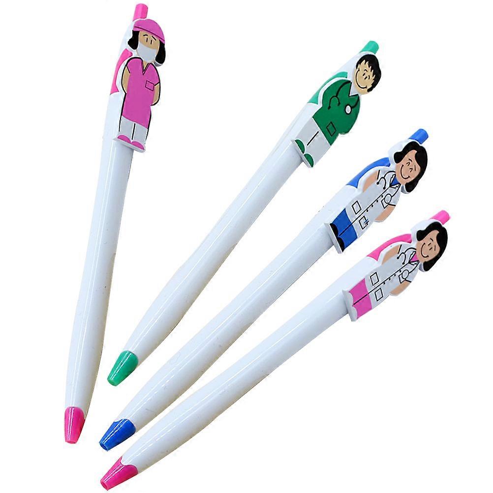 Cartoon Nurse Ballpoint Pen with Smooth Writing Experience and Ergonomic Design Assorted Color