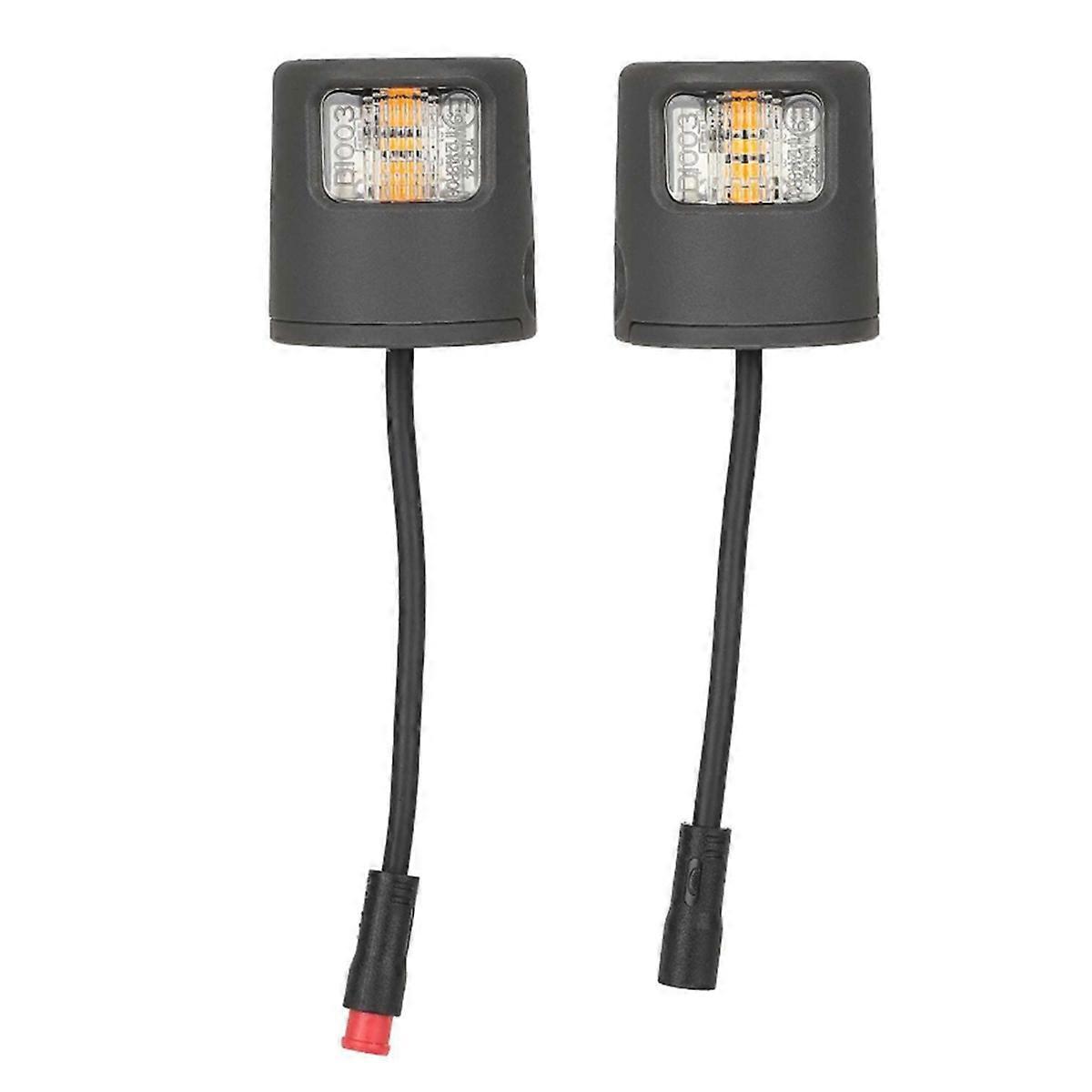 2pcs Electric Scooter Turn Signal Light for Elite Circular Turn Signal Lamp with Waterproof Connect