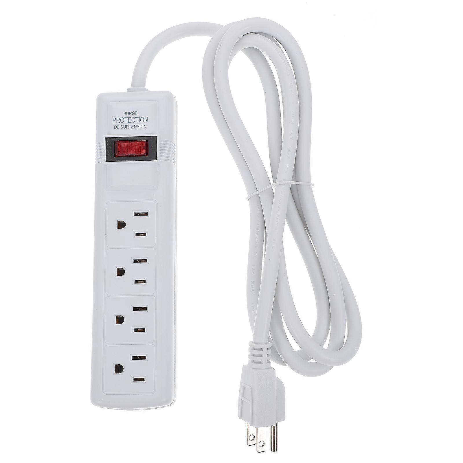 Power Outlet Extender Multi-Function Power Strip Surge Protection Home 19.50X5.00X3.00CM 1Pack