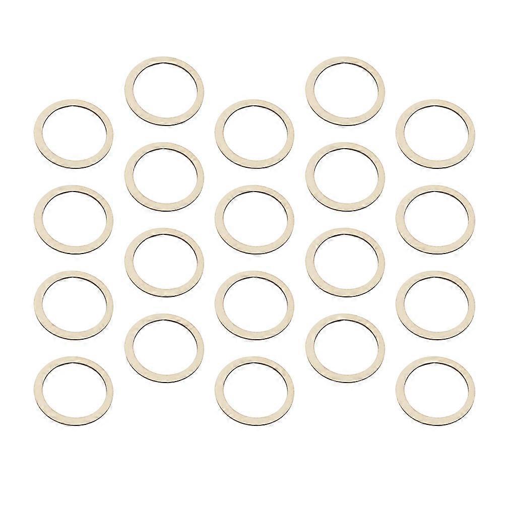 دائرة خشبية مستديرة صفراء فاتحة للزينة قطرها 7 5 سم مثالية لمشاريع الحرف اليدوية DIY وهدايا صنع المجوهرات