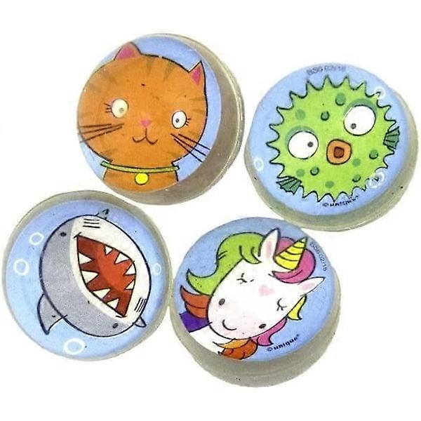 Unique Party Animals Bouncy Balls (8-Pack) One Size Multicoloured