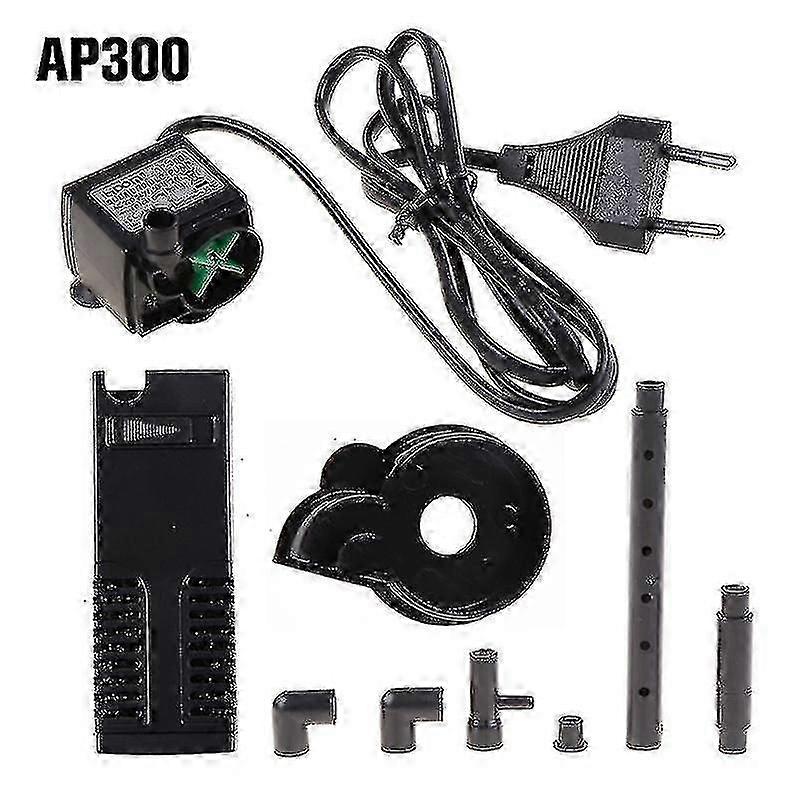 Internal 3-in-1 Aquarium Filter Adjustable Turtle Tank Built-in Filter Pump