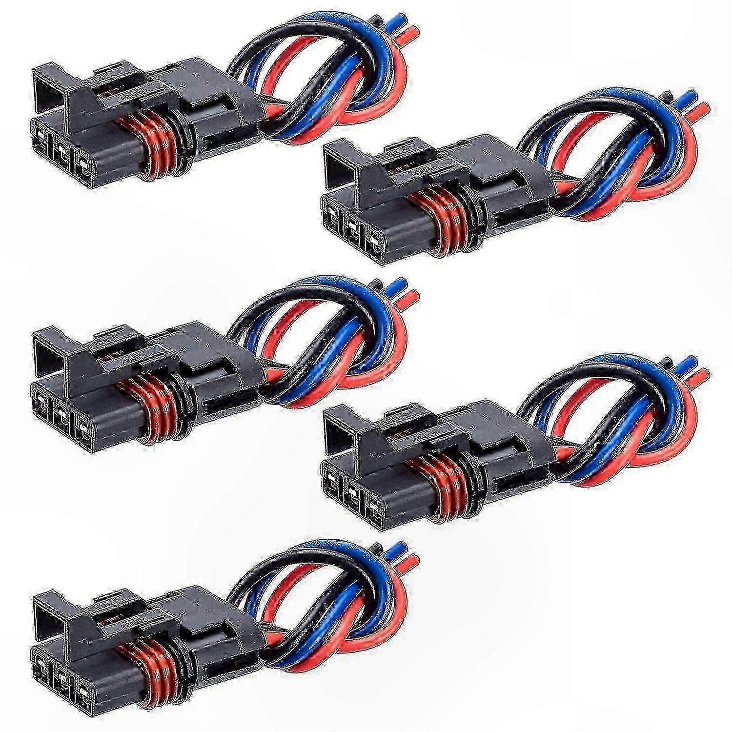 5-Piece Power Plug Connector Kit for ATV and UTV Models-Compatible with Various Off-Road Vehicles