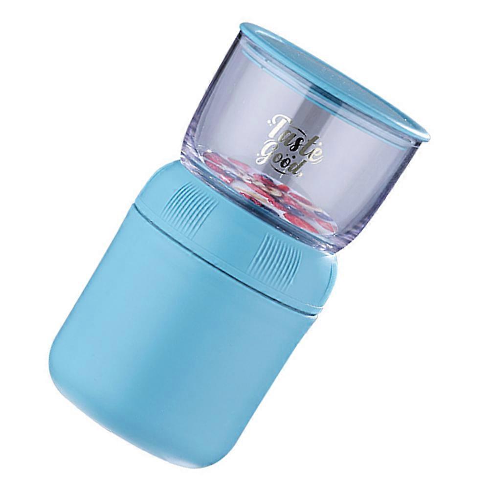 Milk Cup for Storage Use Children's Breakfast Cup Combined 1Set Blue