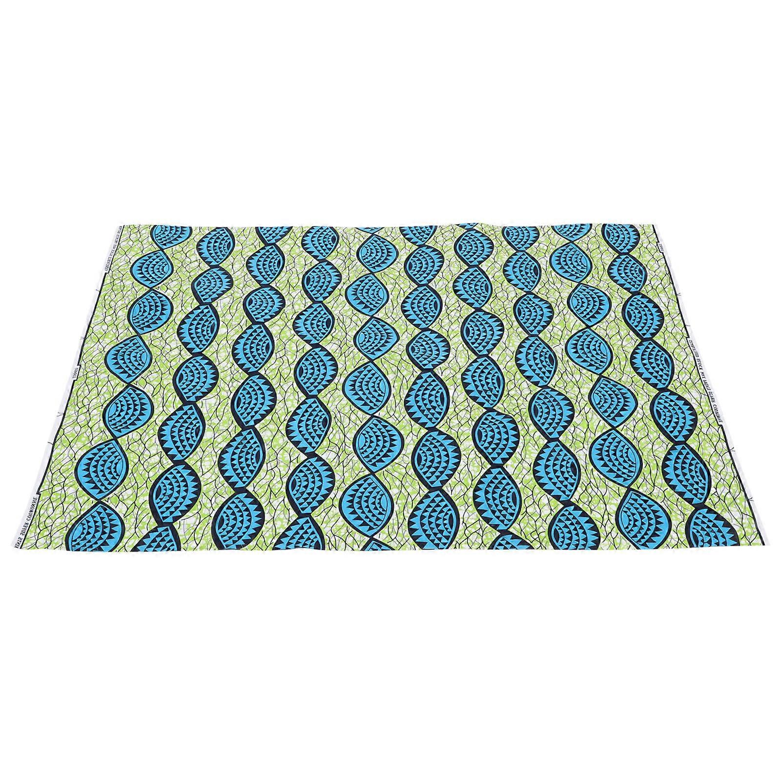 Craft Patchwork African Fabric Colorful Fabric For Crafting Home Decor Material Double-Sided Design 1Set