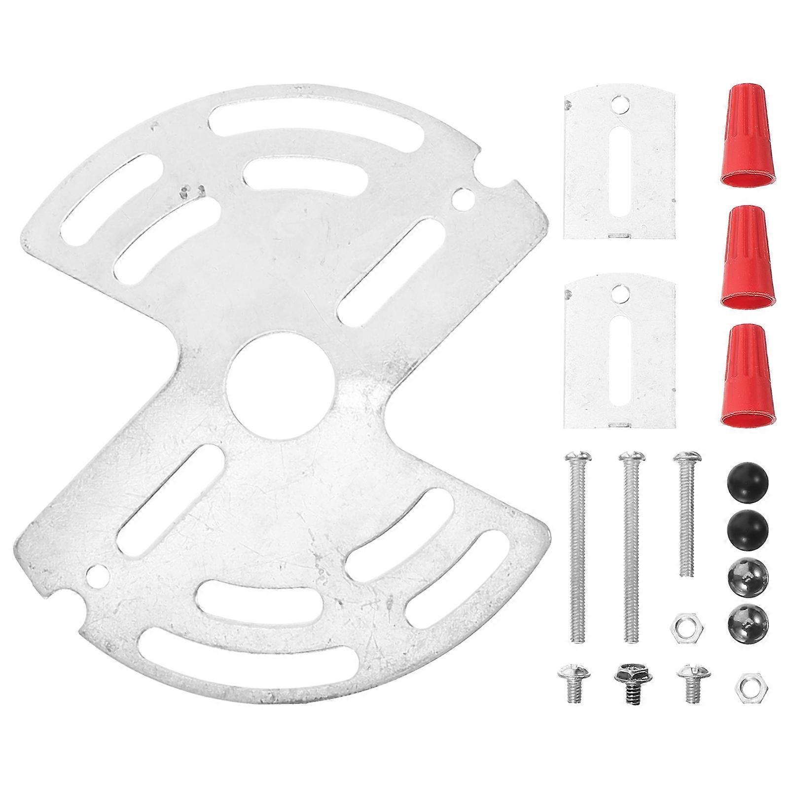 Fixture Mounting Bracket For Wall Light Decorators 10.00X8.50X0.20CM Retro Style Durable Iron 1 Set