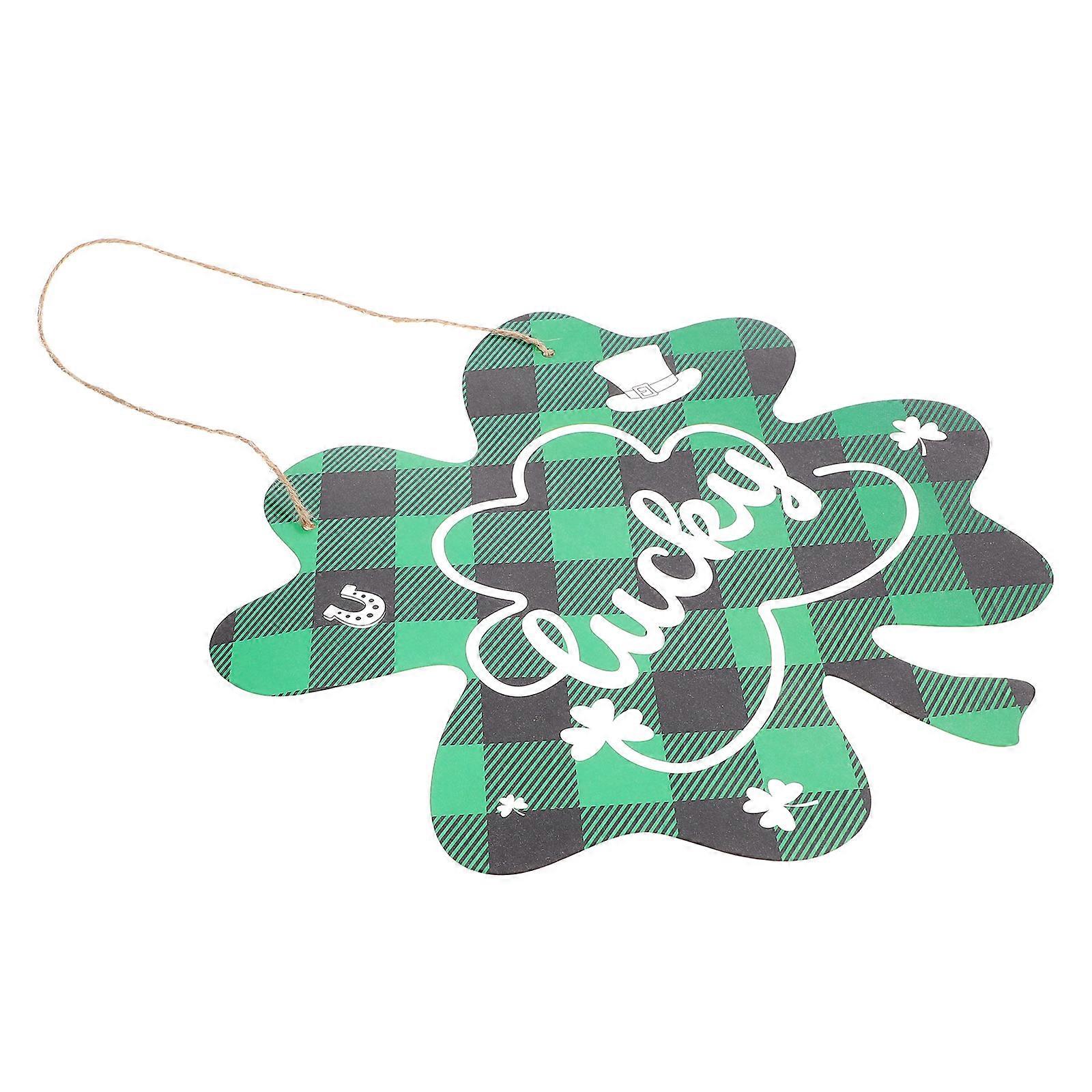 Festive Patrick's Day Party Favor Door Hanging Decor Suitable For Party Organizers With Square Paper Material 1Pack
