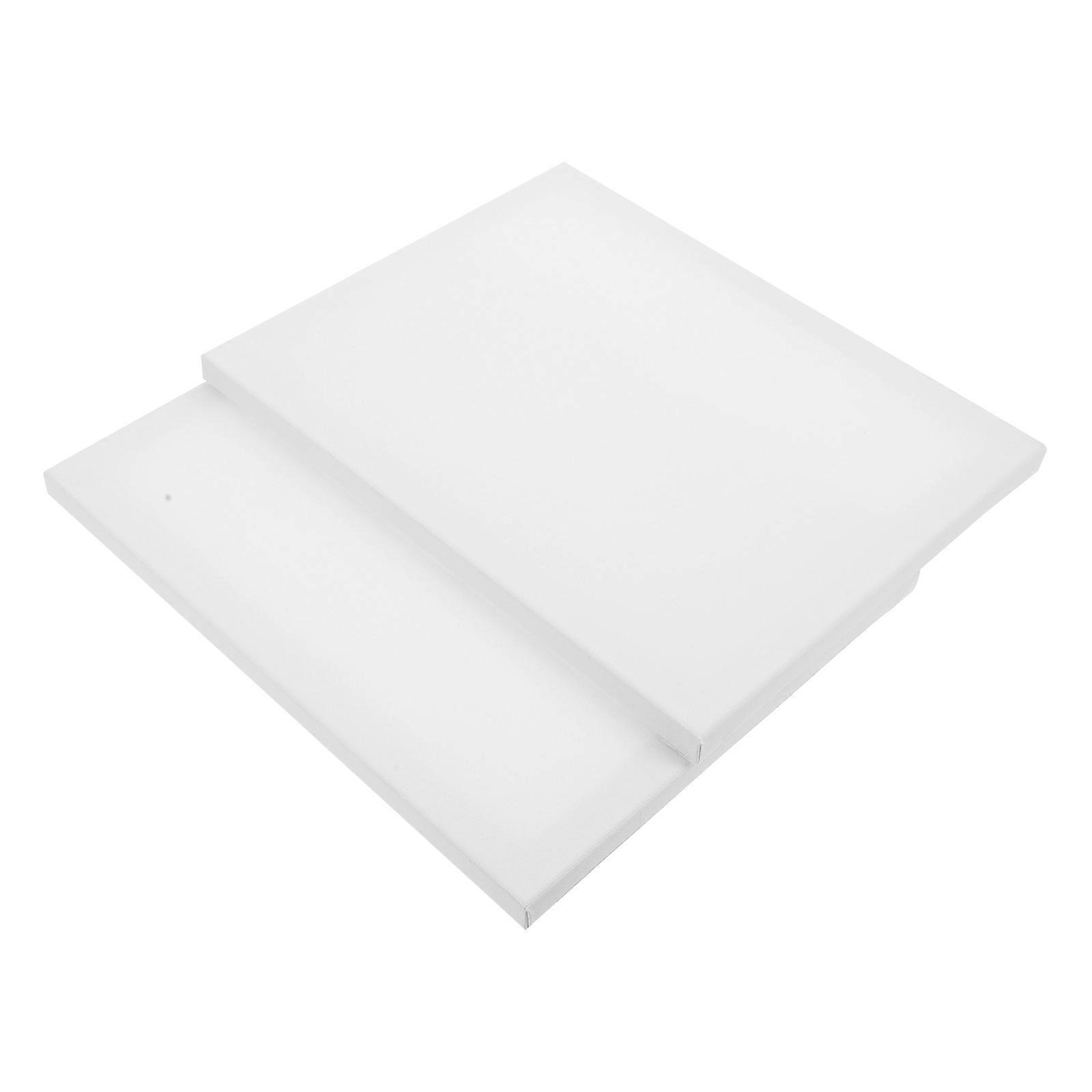 White 2Pcs Mini Oil Painting Frame Stretcher Frames Utilized For Art Studies With Premium Cotton And Pine