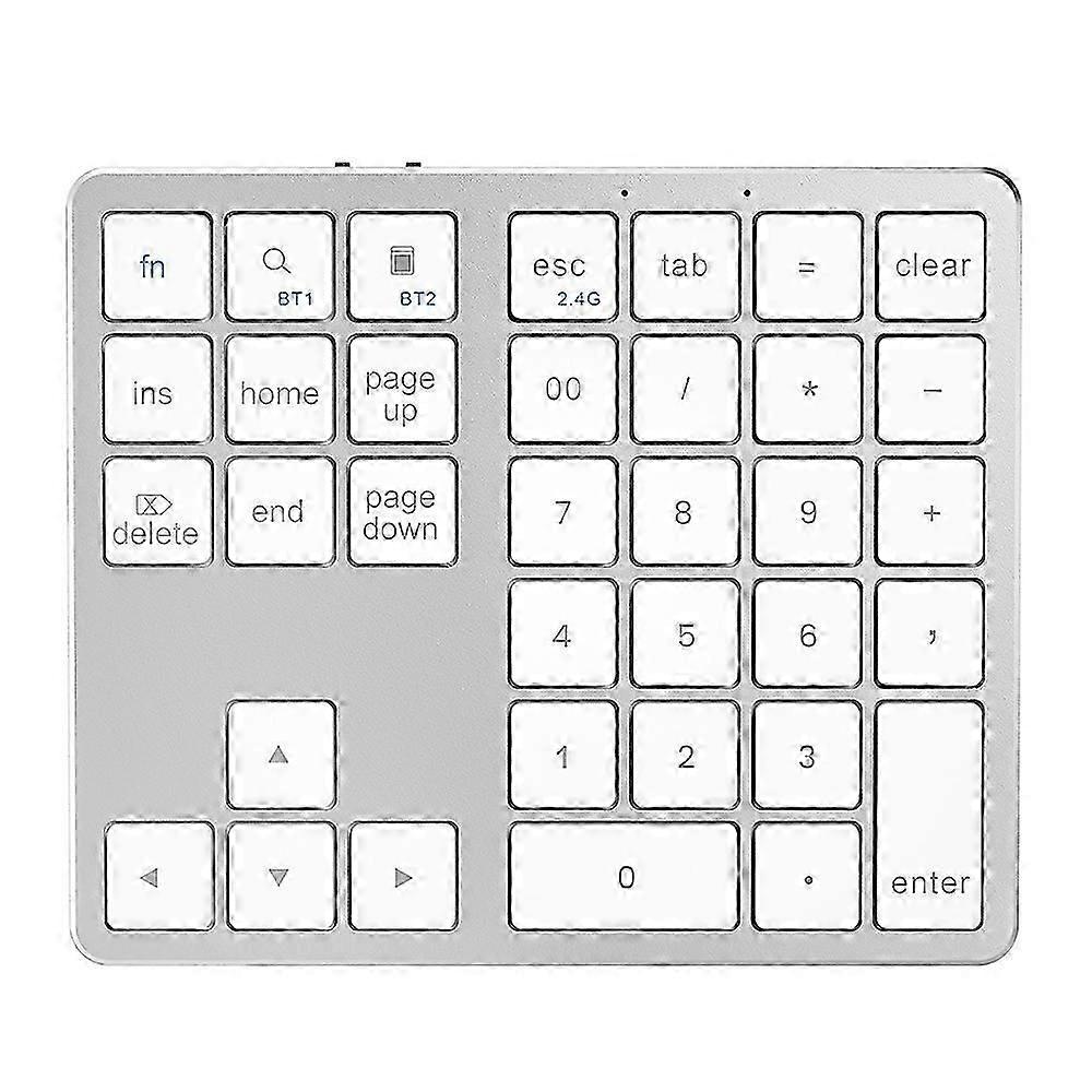 K-35 Bluetooth Keypad Slim 35-Keys 2.4G+Bluetooth Dual Mode Keyboard