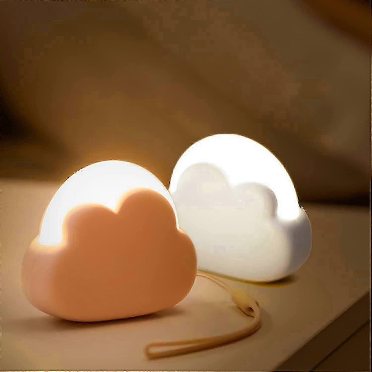 아이를 위한 야간 빛 구름 2 PC Dimmable 야간 램프 성인 어두운 침대 옆 램프 아기 수면 보조제 휴대용 Led 간호 빛 충전식 토치 선물 Fo