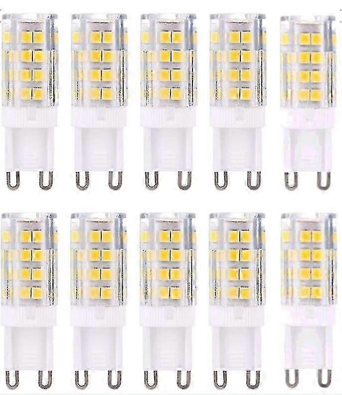 G9 LED Lamp Bulbs, Warm White 3000K 5W G9 LED Light Bulb Equivalent to 40W Halogen Bulbs 420 Lumens Not Dimmable, Pack of 10