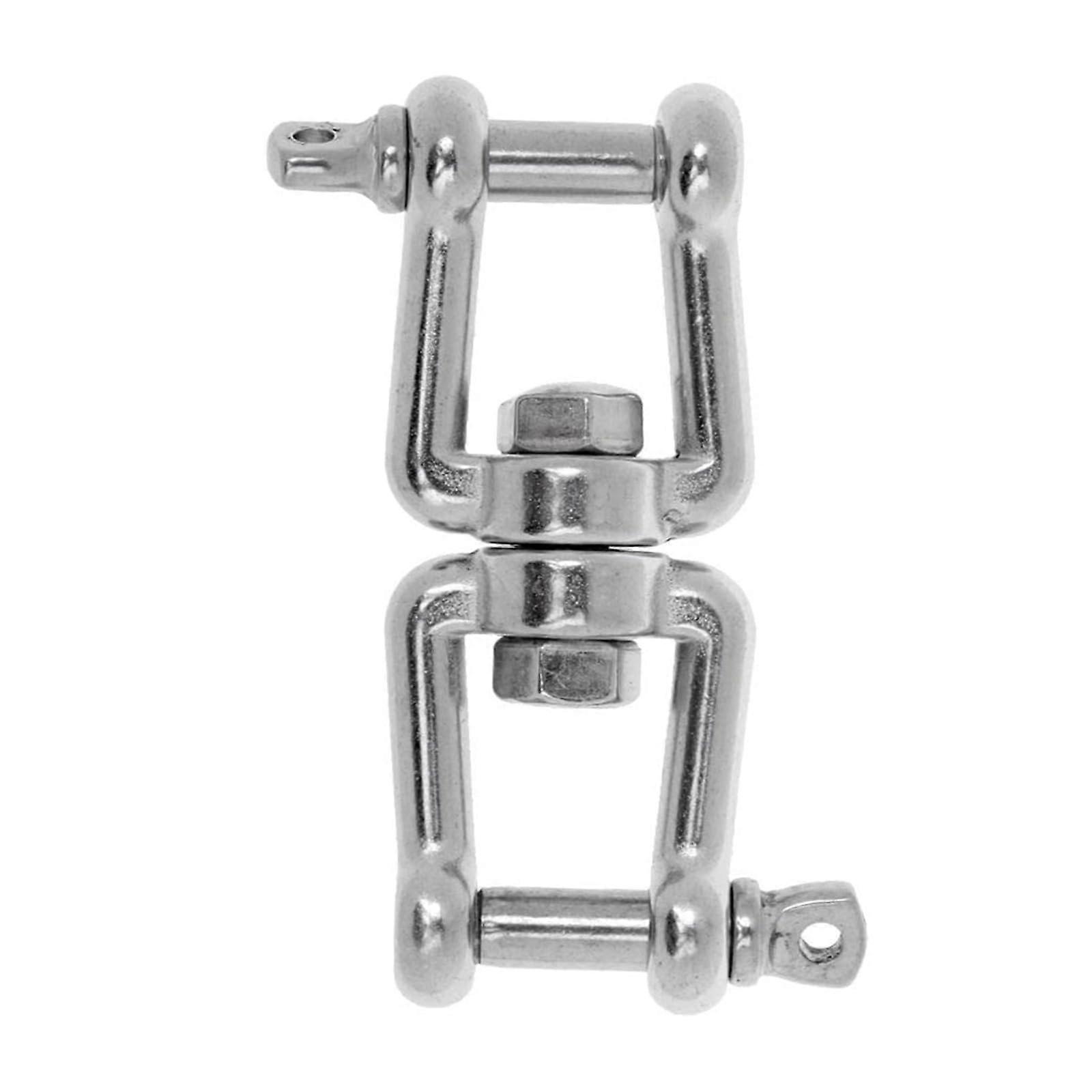 Corrosionresistant swivel shackle double shackle 360degree rotation for professional sailors and boat owners 8mm