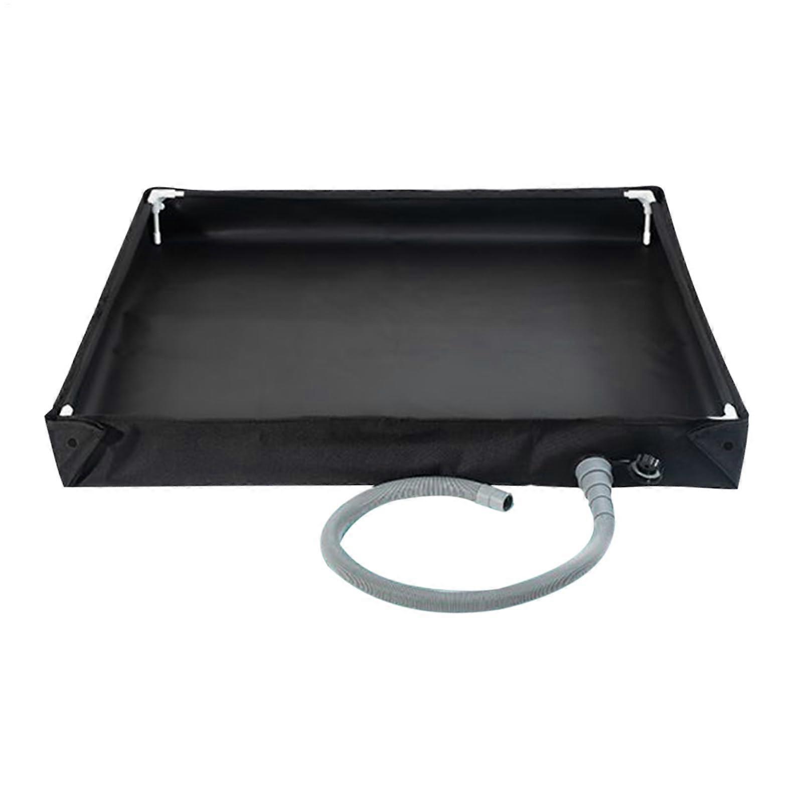 Portable Shower Pan Foldable Shower Base with Floor Drain Versatile, Safe, Comfortable Drainable