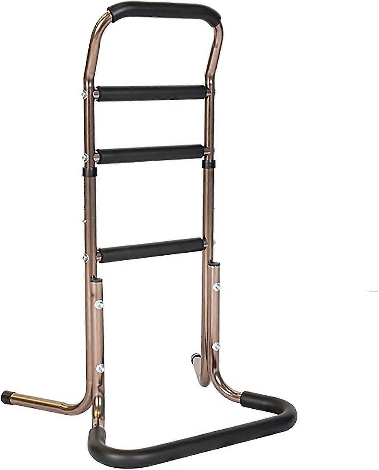 Standing Aid for Seniors with Adjustable Height, Portable Walking Stick and Bed Rail Grab Bar for Safe Mobility Support
