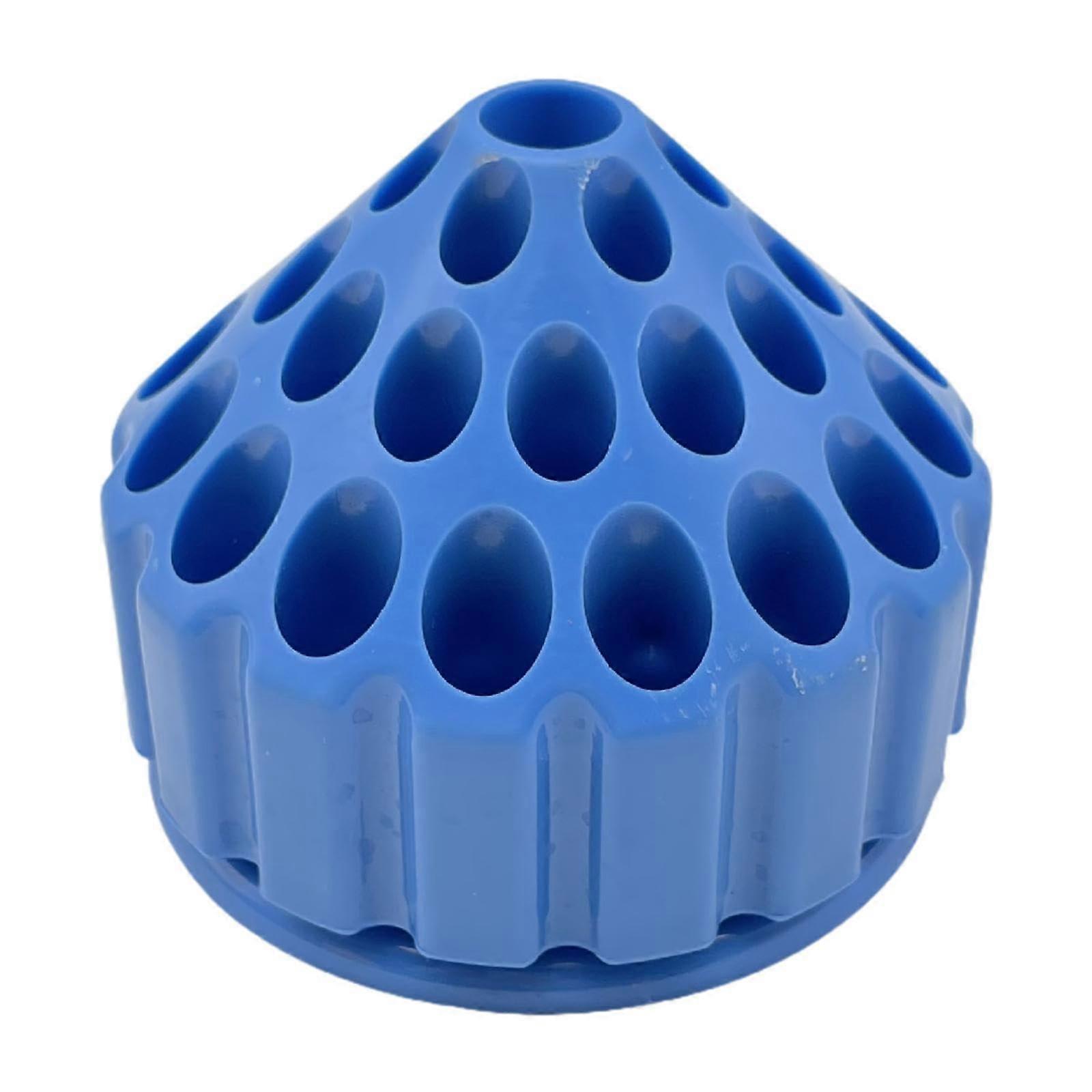 Drill Bit Holder Organizer Practical Storage Holder Sanding Tool Stand Display Blue