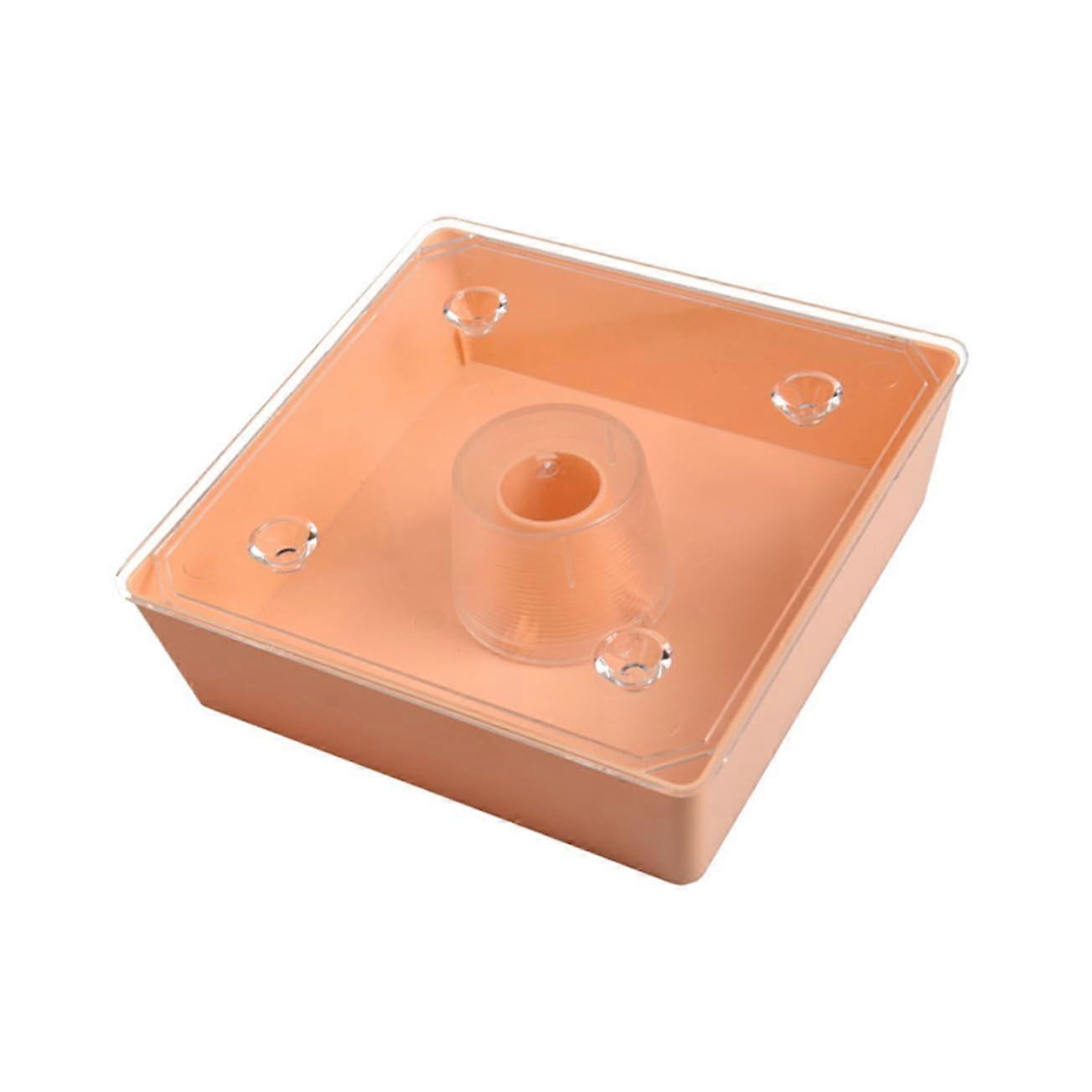 Bee Feeding Bowl Water Feeder Square Beehive Food Dish for Beekeeping Easy to Use Bee Supplies for Garden Pollinators