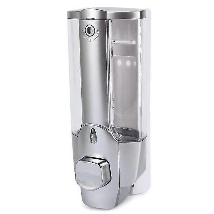 350ml Silver Wall-Mounted Soap Dispenser