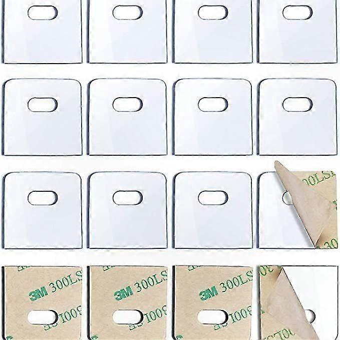 16-Pack Vertical Blind Repair Tabs, Clear Replacement Slats & Parts for Blinds Fixing Solution