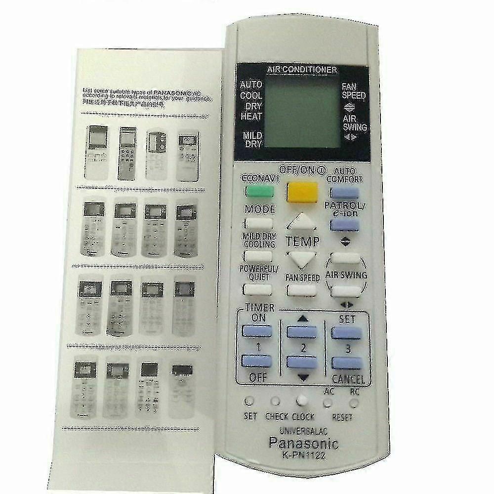 Universal K-PN1122 Remote Control for All Panasonic Air Conditioners